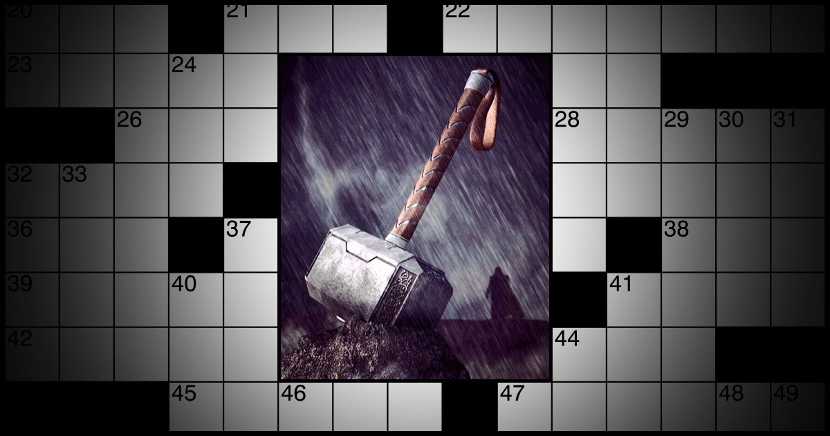 God of norse mythology crossword