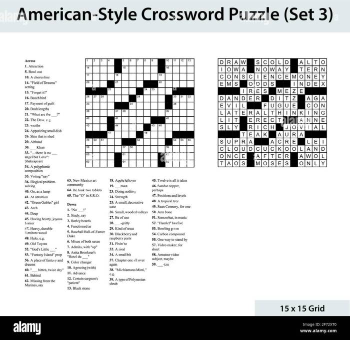 Up tempo jazz style crossword