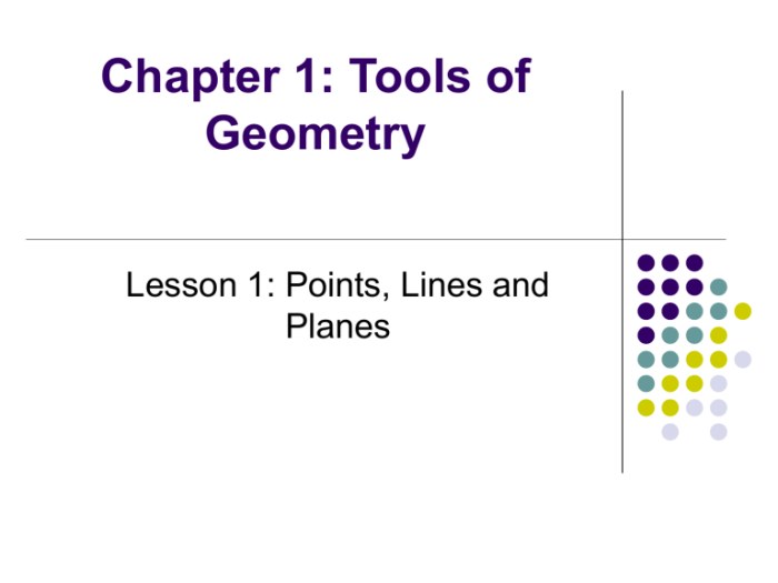 Geometry chapter 1 tools of geometry answer key